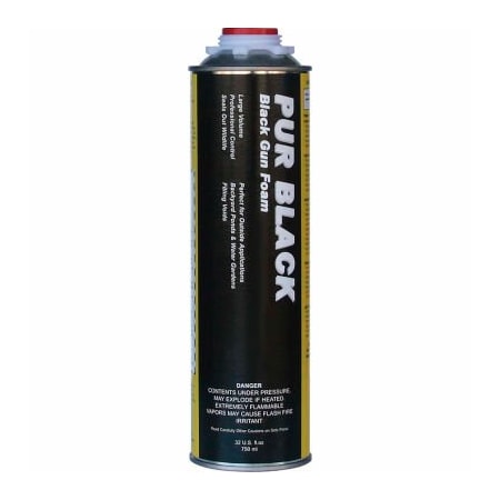 Todol Products, Inc Todol Pur Black, Gun Foam. 750ml - BF01 BF01
